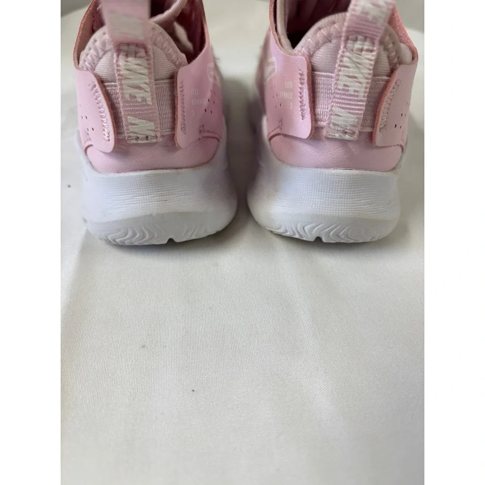 Nike Pink Toddler Flex Runner Shoes Slip On‎ Athletic Sneakers Kids Size 7